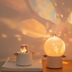 Schutzengel-Projektorlampe – Sternennacht-Entspannungslicht