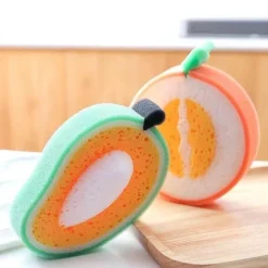 Schwamm in Fruchtform – Küchengeschirr-Reinigungswerkzeug