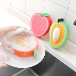 Schwamm in Fruchtform – Küchengeschirr-Reinigungswerkzeug