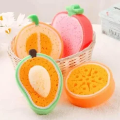 Schwamm in Fruchtform – Küchengeschirr-Reinigungswerkzeug