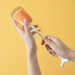 Schwammbürste mit langem Griff – Vertikales Reinigungswerkzeug für schwer erreichbare Bereiche