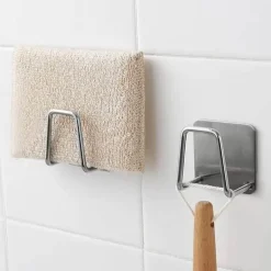Schwammhalter aus Edelstahl für die Spüle – 4er-Pack Küchen-Organizer
