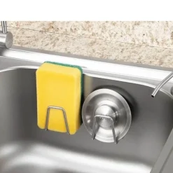 Schwammhalter aus Edelstahl für die Spüle – 4er-Pack Küchen-Organizer