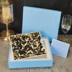 Schwarzes Einhorn-Geschirrset – Elegantes Küchengeschirr