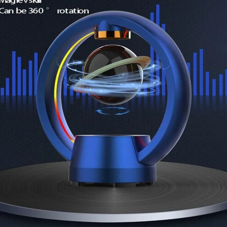Schwebender Bluetooth-Lautsprecher – Magnetisch schwebendes Saturn-Design