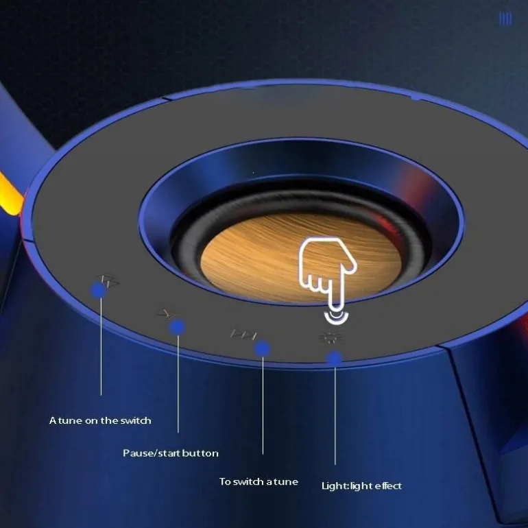 Schwebender Bluetooth-Lautsprecher – Magnetisch schwebendes Saturn-Design