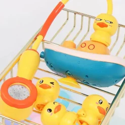 Schwimmendes Sprinkler-Badespielzeug in Entenform – lustiges Wasserspiel für Kinder