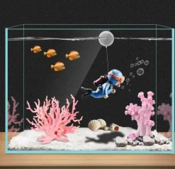 Schwimmendes Taucher-Aquarium-Ornament – ​​Unterwasser-Dekor-Akzent