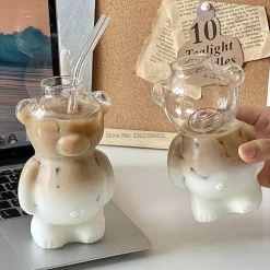 Süße Bären-Latte-Tassen – 320 ml hitzebeständige Kaffeebecher