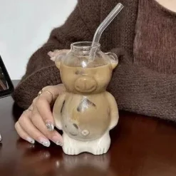 Süße Bären-Latte-Tassen – 320 ml hitzebeständige Kaffeebecher