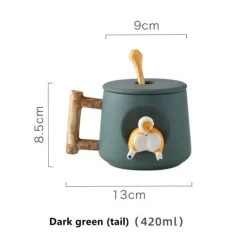 Süße Kaffeetasse mit Hundemotiv – entzückende Keramiktasse mit Haustiermotiv