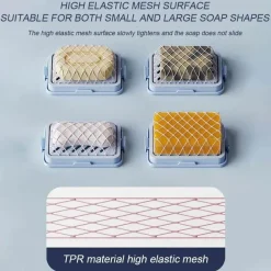 Seifenbehälter aus elastischem Netzgewebe – Seifenhalter mit hoher Elastizität