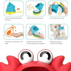 Seifenmaschine für Kinder – Schaummonster-Badespaß