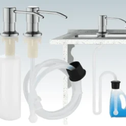 Seifenspender-Set für die Küchenspüle – Integrierte Flüssiglösung