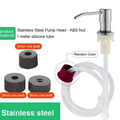 Seifenspender-Set für die Küchenspüle – Integrierte Flüssiglösung