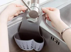 Seifenständer mit Saugnapf – Organizer-Regal für die Küchenspüle