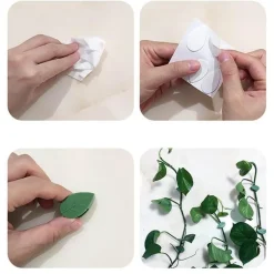 Selbstklebende Haken in Blattform – 10er-Pack dekorative Organizer