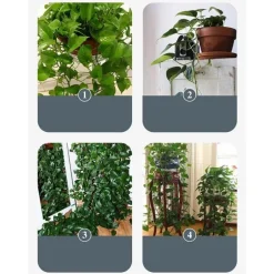 Selbstklebende Haken in Blattform – 10er-Pack dekorative Organizer