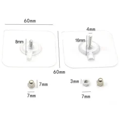 Selbstklebende Wandhaken – Klebehaken zum Aufhängen ohne Bohren