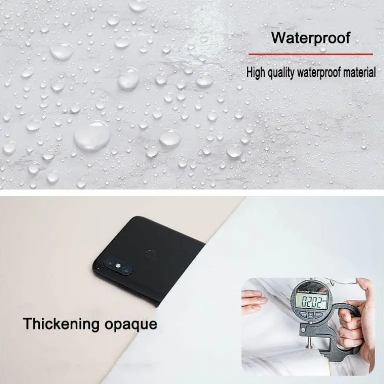 Selbstklebende, wasserdichte Tapete mit Marmoreffekt