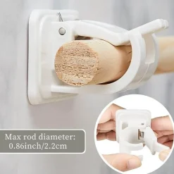 Selbstklebender Gardinenstangenhalter – einfach zu installierende Fensterbeschläge