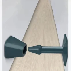 Selbstklebender Mini-Türstopper – einfach zu installierendes, verstellbares Design