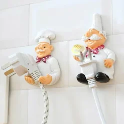 Selbstklebender Wandhaken aus Kunstharz – Küchen-Organizer-Haken