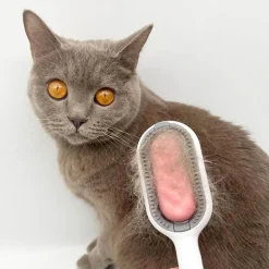 Selbstreinigende Fellpflegebürste für Haustiere – Fellpflegewerkzeug für Hunde und Katzen