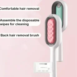 Selbstreinigende Fellpflegebürste für Haustiere – Fellpflegewerkzeug für Hunde und Katzen