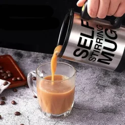 Selbstrührender Isolierbecher – Reisebecher mit automatischer Temperaturregelung