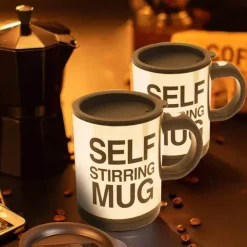 Selbstrührender Isolierbecher – Reisebecher mit automatischer Temperaturregelung