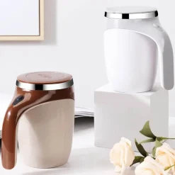 Selbstrührender Thermobecher – Isolierter Magnetbecher