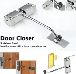 Selbstschließendes Türscharnier aus Edelstahl – verstellbare, langlebige Hardware