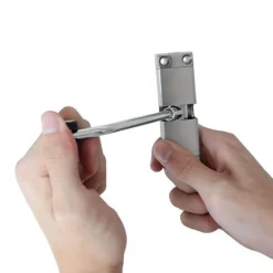 Selbstschließendes Türscharnier aus Edelstahl – verstellbare, langlebige Hardware