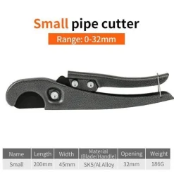 Selbstsichernder Rohrschneider – einfach zu verwendendes Sanitärwerkzeug