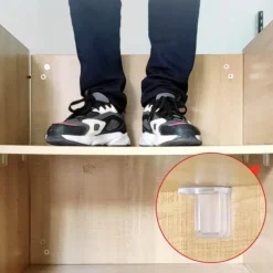 Self-Adhesive Shelf Bracket - Closet Organizer Tool