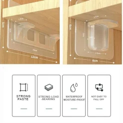 Self-Adhesive Shelf Bracket - Closet Organizer Tool