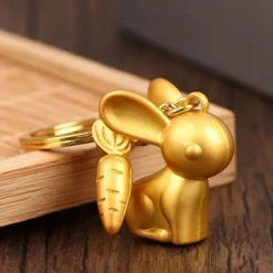 Süßer Hasen Schlüsselanhänger - Glückskaninchen Accessoire