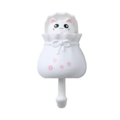 Süßer Katzen-Wandhaken – Entzückender klebriger Organizer