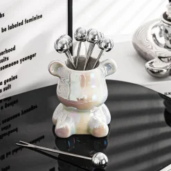 Süßer nordischer Bären-Obsthalter – Entzückender Lebensmittel-Organizer