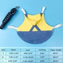 Süßes Kaninchen-Jeanskleid - Entzückendes Jeanskleid für Kinder