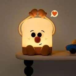 Süßes Toast-Nachtlicht – Dekorative Lampe für Kinder