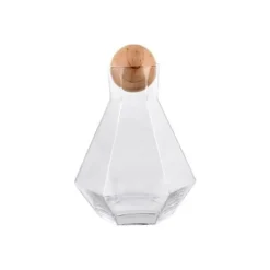 Set aus Wasserkocher und Saftkrug aus Kristallglas – elegantes, klares Trinkgeschirr