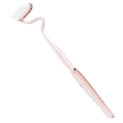 S-förmige, vertikale Zahnbürste mit weichen Borsten – ergonomisches Mundpflegewerkzeug