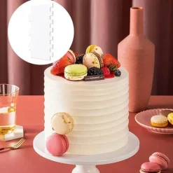 Sägezahn-Kuchenschaber-Set, unverzichtbare Werkzeuge für glattes, professionelles Gebäck