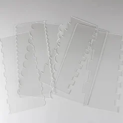 Sägezahn-Kuchenschaber-Set, unverzichtbare Werkzeuge für glattes, professionelles Gebäck