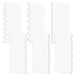 Sägezahn-Kuchenschaber-Set, unverzichtbare Werkzeuge für glattes, professionelles Gebäck