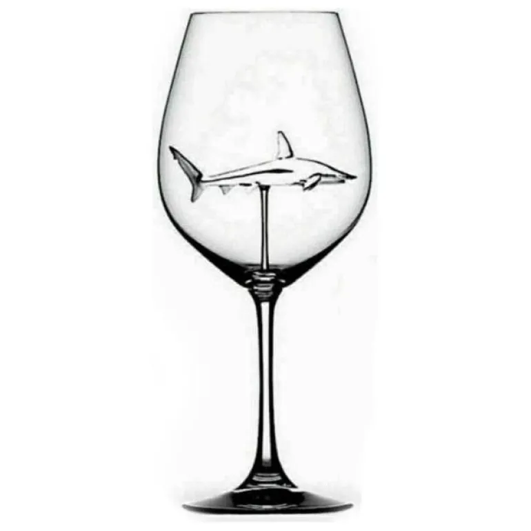 Shark Sea Weingläser – Integriertes Design