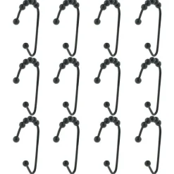 Shower Curtain Hooks - Stylish Easy Bathroom Accessories for Quick Use