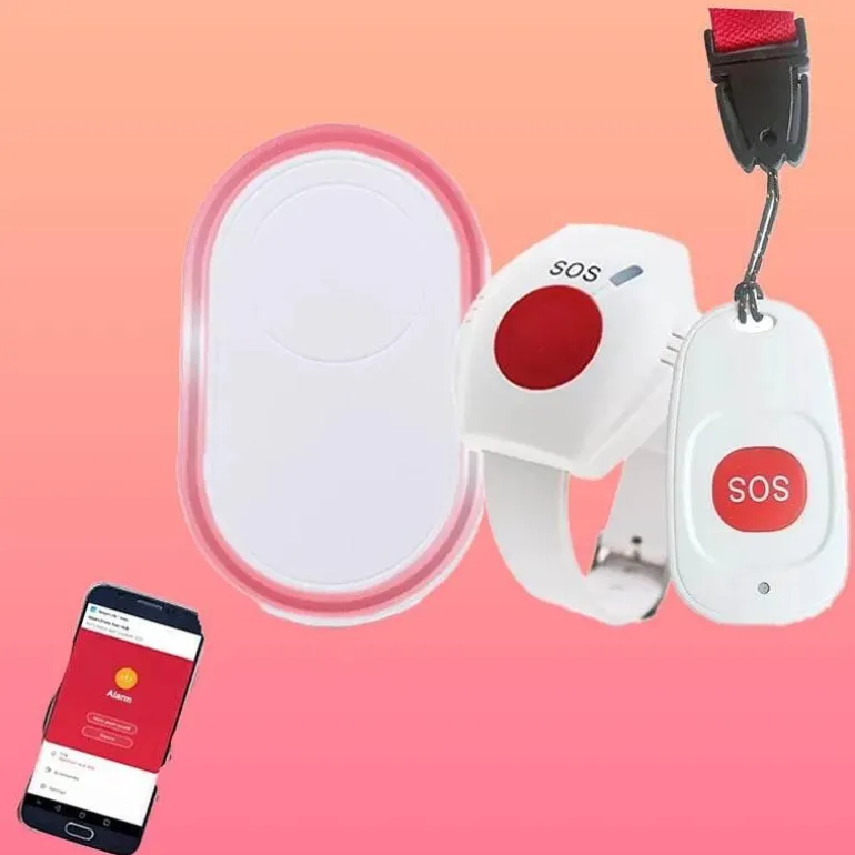Sicherheitsarmband für Senioren - WiFi-SOS-Alarm